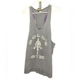 Gold's Gym Gray Tank Top for Men